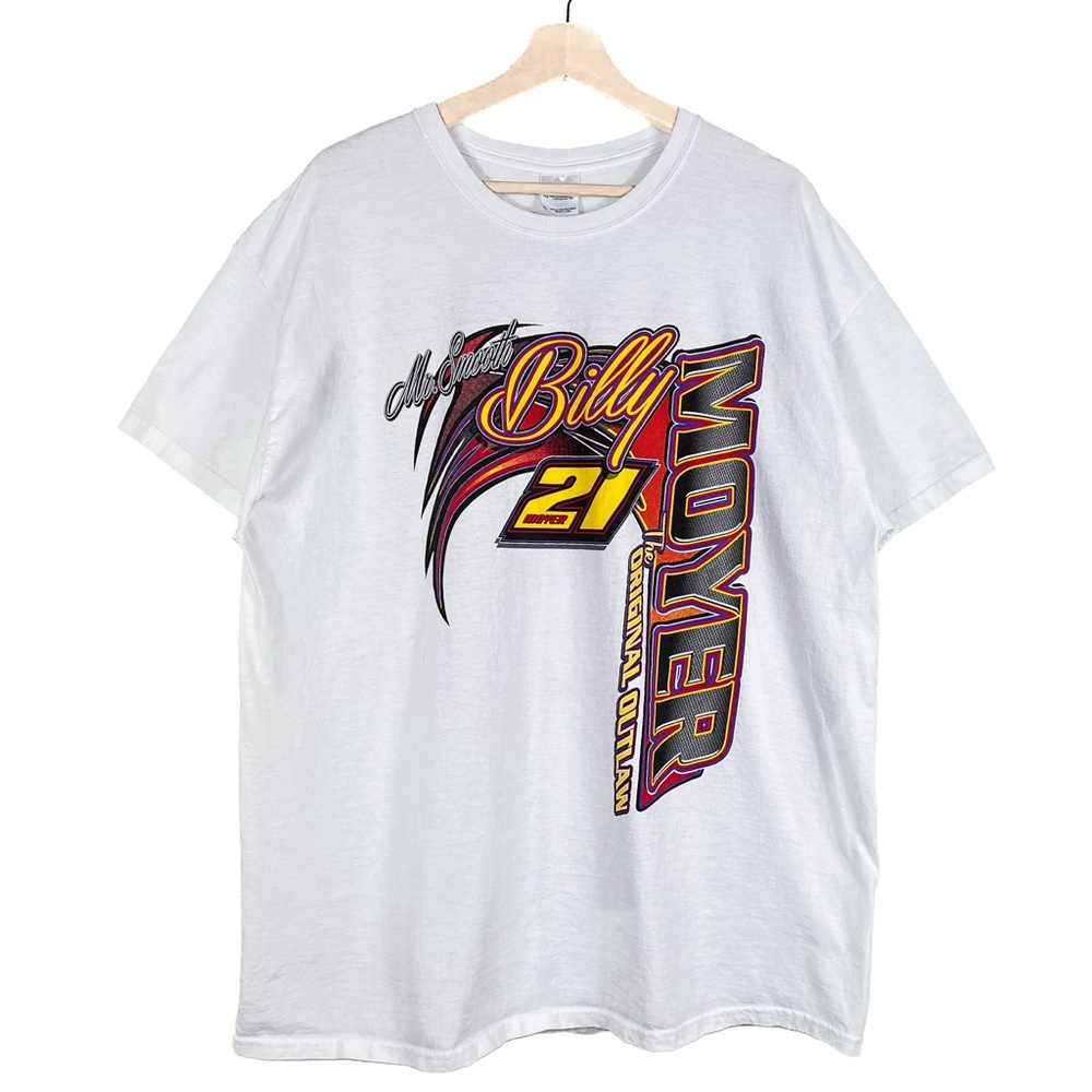 Vintage Mens Early 2000s Billy Moyer Jr Racing Shirt!